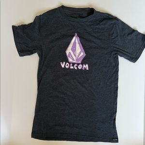 Boys Volcom T-shirt for kids size medium - blue short sleeve shirt for boys